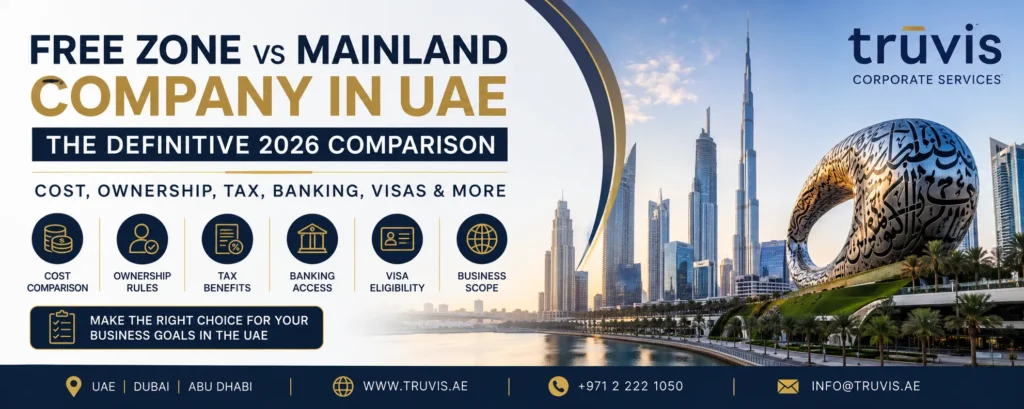 free zone vs mainland UAE